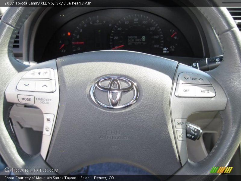 Sky Blue Pearl / Ash 2007 Toyota Camry XLE V6