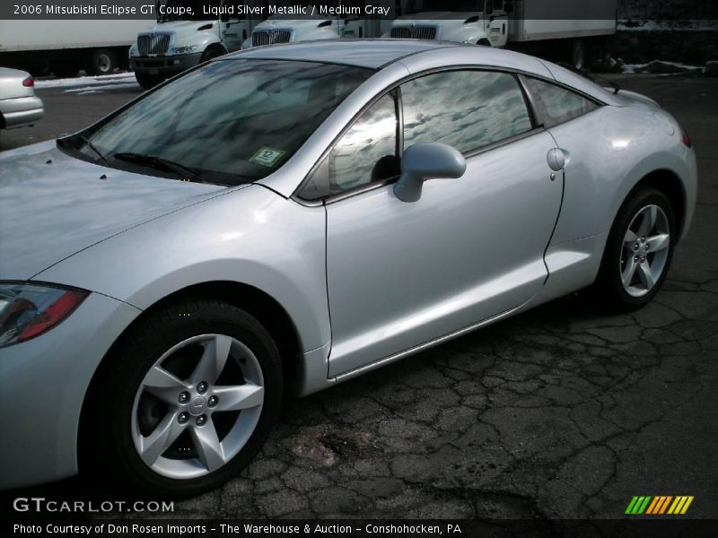 Liquid Silver Metallic / Medium Gray 2006 Mitsubishi Eclipse GT Coupe