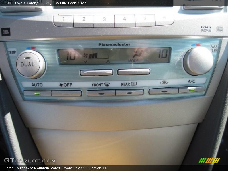 Sky Blue Pearl / Ash 2007 Toyota Camry XLE V6