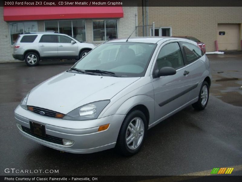 CD Silver Metallic / Medium Graphite 2003 Ford Focus ZX3 Coupe
