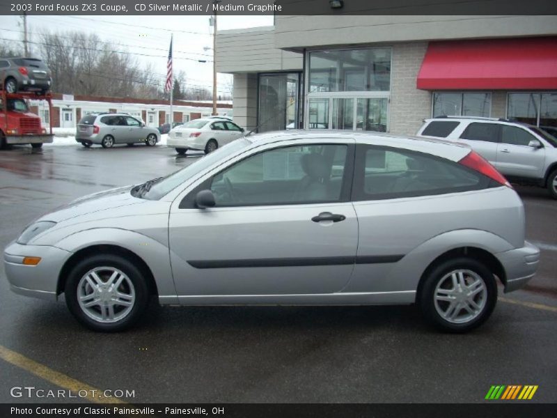 CD Silver Metallic / Medium Graphite 2003 Ford Focus ZX3 Coupe