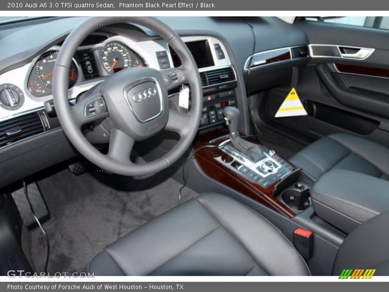 Phantom Black Pearl Effect / Black 2010 Audi A6 3.0 TFSI quattro Sedan