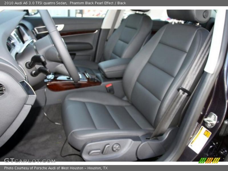 Phantom Black Pearl Effect / Black 2010 Audi A6 3.0 TFSI quattro Sedan
