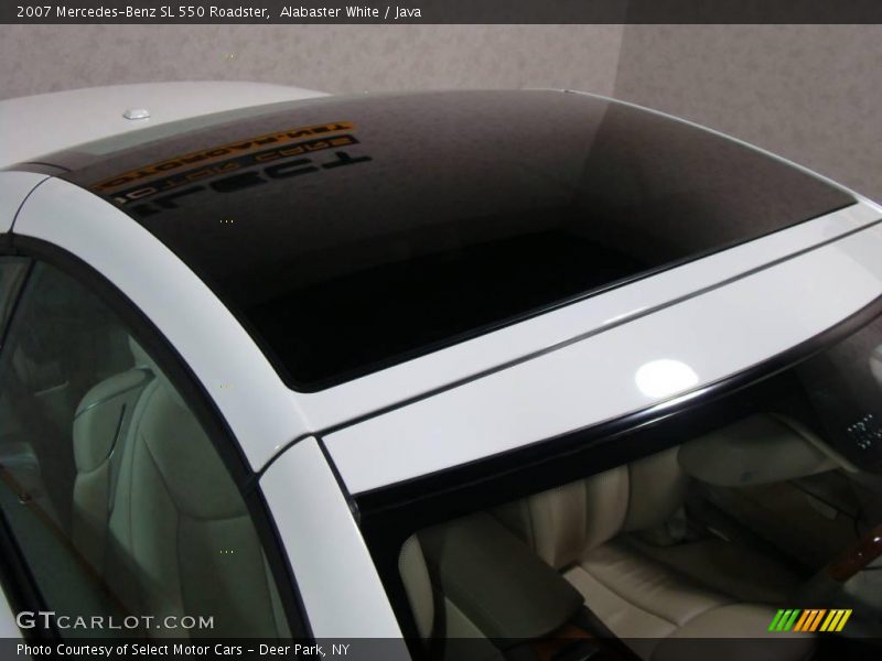 Alabaster White / Java 2007 Mercedes-Benz SL 550 Roadster