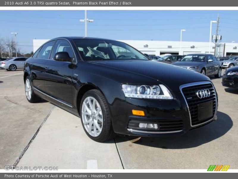 Phantom Black Pearl Effect / Black 2010 Audi A6 3.0 TFSI quattro Sedan