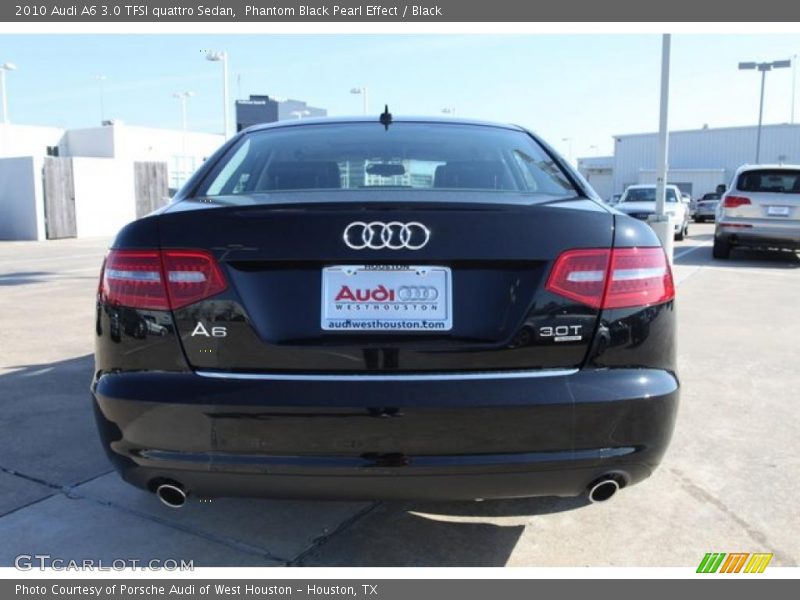 Phantom Black Pearl Effect / Black 2010 Audi A6 3.0 TFSI quattro Sedan