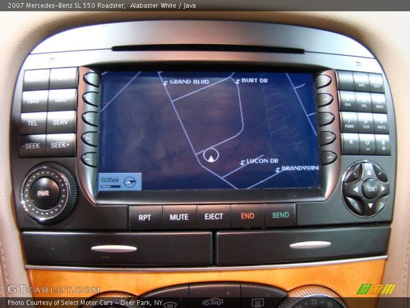 Alabaster White / Java 2007 Mercedes-Benz SL 550 Roadster