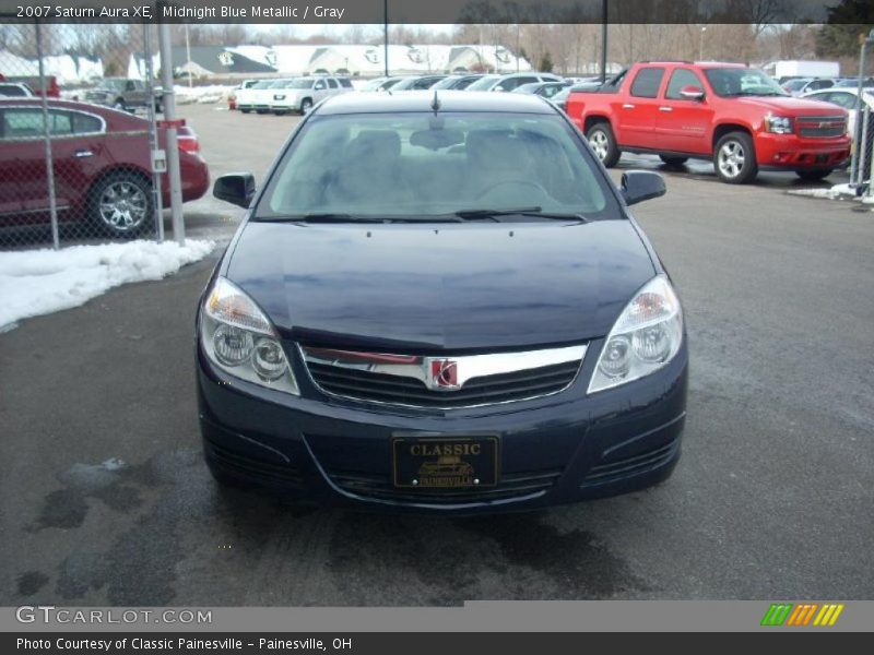 Midnight Blue Metallic / Gray 2007 Saturn Aura XE