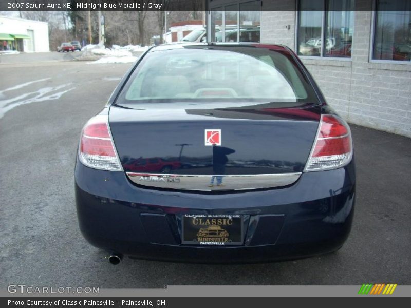 Midnight Blue Metallic / Gray 2007 Saturn Aura XE