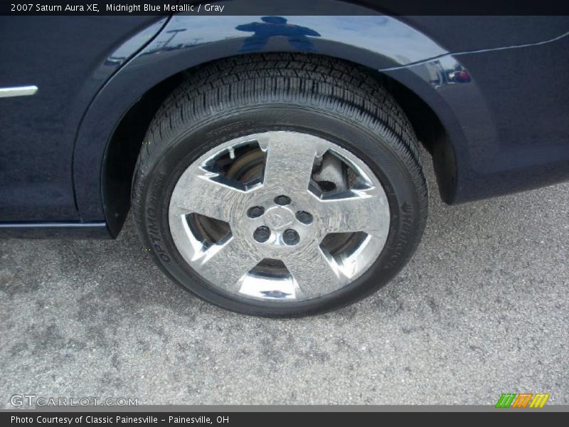 Midnight Blue Metallic / Gray 2007 Saturn Aura XE