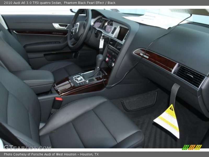 Phantom Black Pearl Effect / Black 2010 Audi A6 3.0 TFSI quattro Sedan