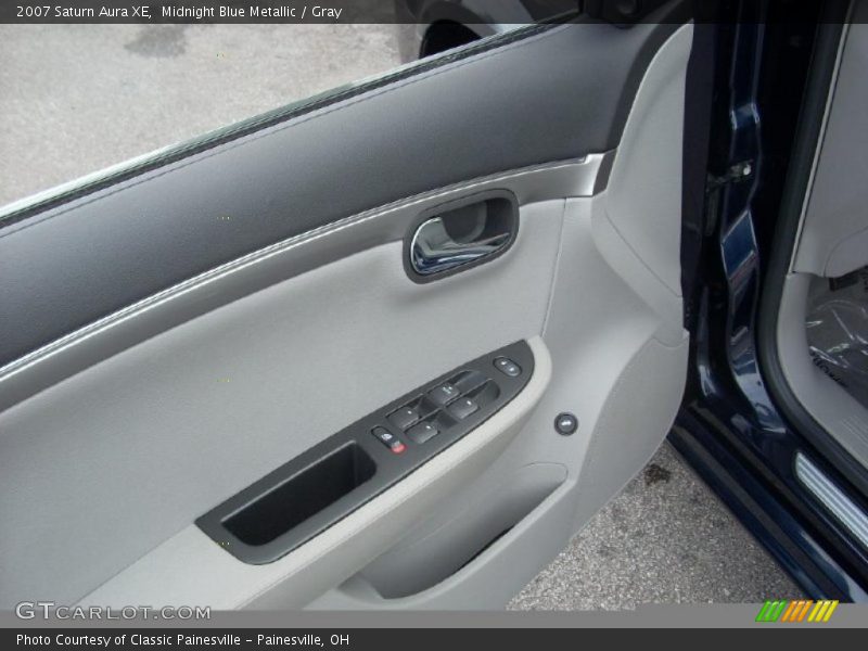 Midnight Blue Metallic / Gray 2007 Saturn Aura XE