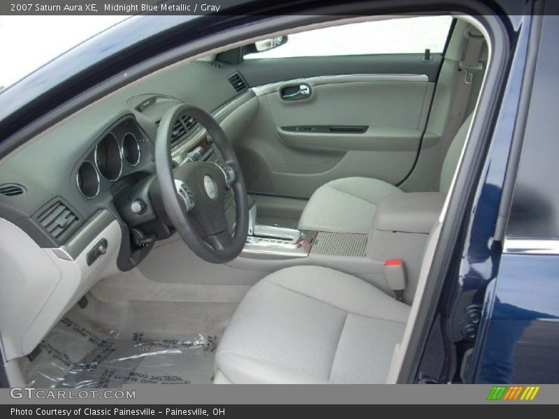 Midnight Blue Metallic / Gray 2007 Saturn Aura XE