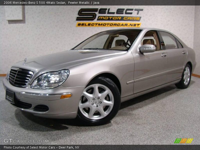 Pewter Metallic / Java 2006 Mercedes-Benz S 500 4Matic Sedan