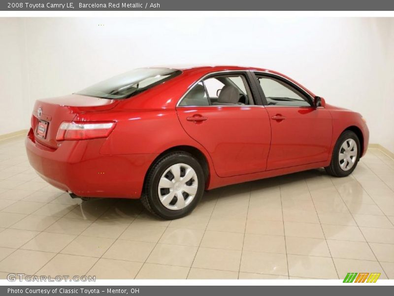 Barcelona Red Metallic / Ash 2008 Toyota Camry LE