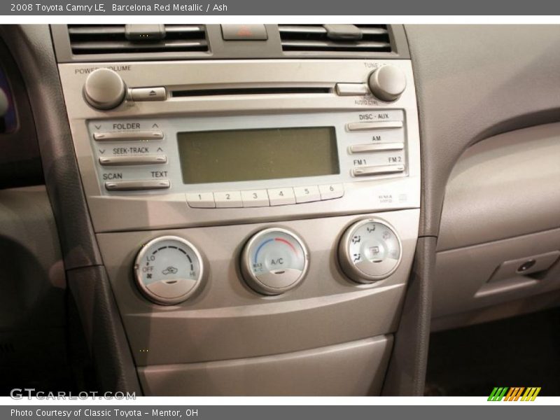 Barcelona Red Metallic / Ash 2008 Toyota Camry LE