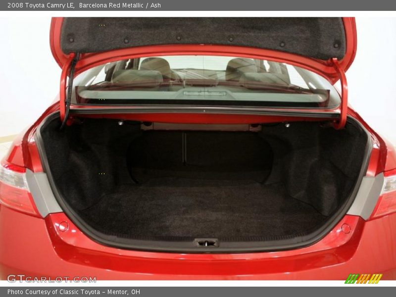 Barcelona Red Metallic / Ash 2008 Toyota Camry LE