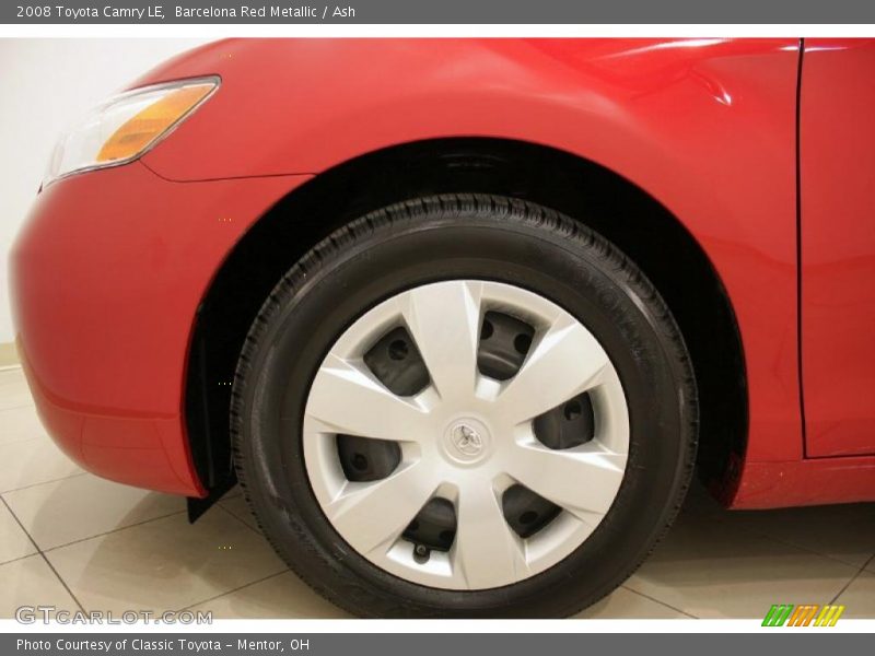 Barcelona Red Metallic / Ash 2008 Toyota Camry LE