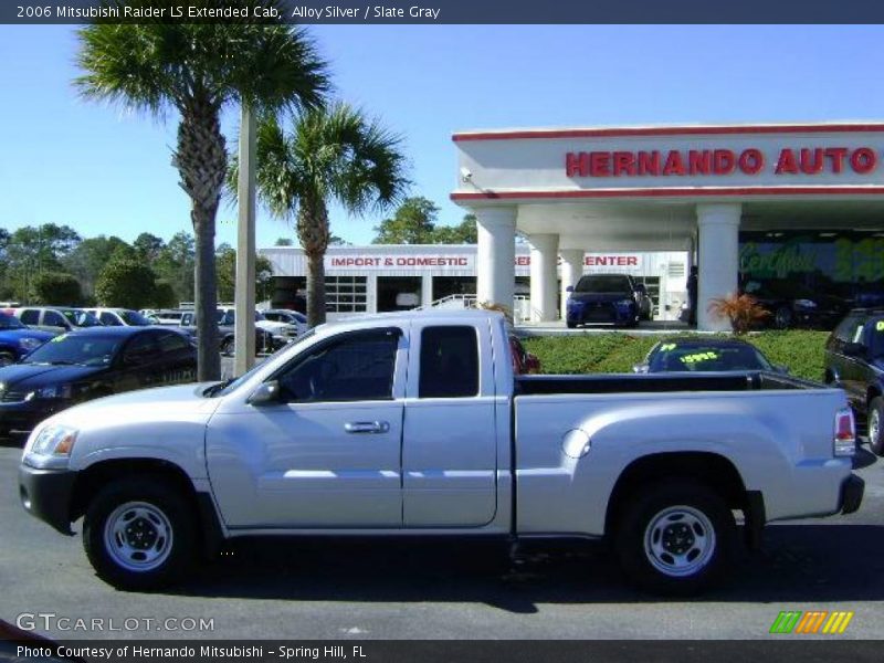 Alloy Silver / Slate Gray 2006 Mitsubishi Raider LS Extended Cab