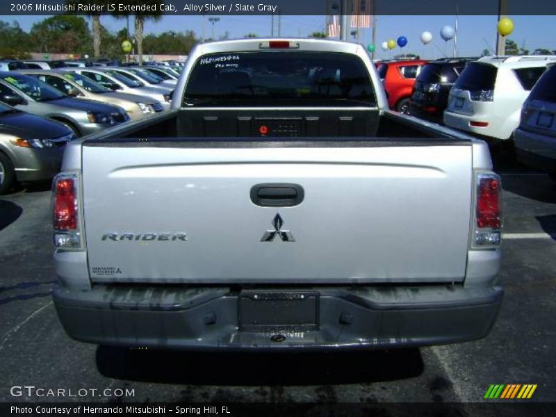 Alloy Silver / Slate Gray 2006 Mitsubishi Raider LS Extended Cab