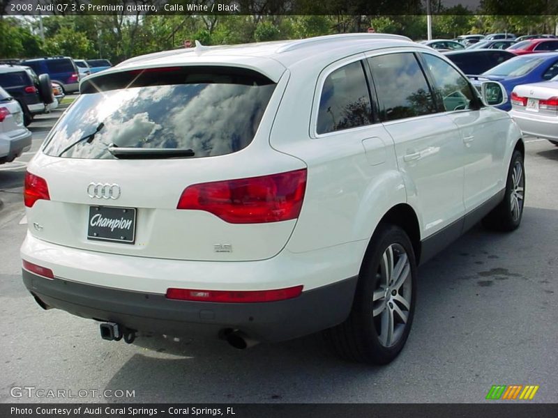 Calla White / Black 2008 Audi Q7 3.6 Premium quattro