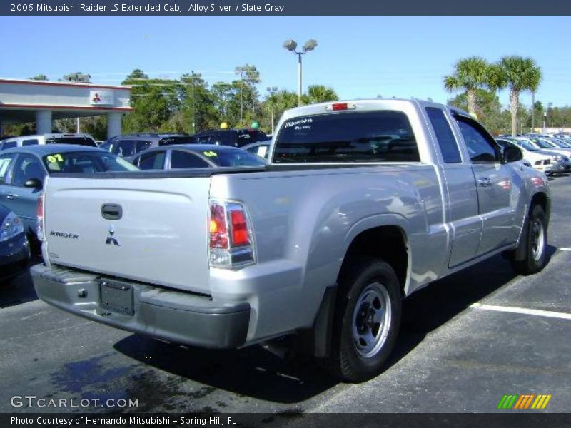 Alloy Silver / Slate Gray 2006 Mitsubishi Raider LS Extended Cab