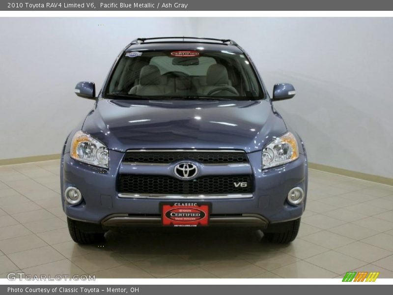 Pacific Blue Metallic / Ash Gray 2010 Toyota RAV4 Limited V6