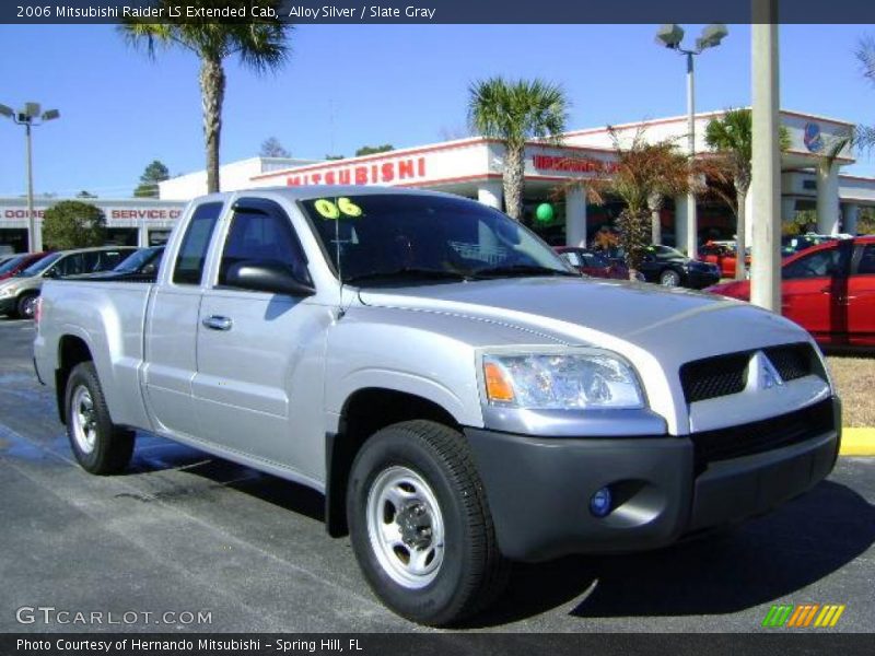 Alloy Silver / Slate Gray 2006 Mitsubishi Raider LS Extended Cab