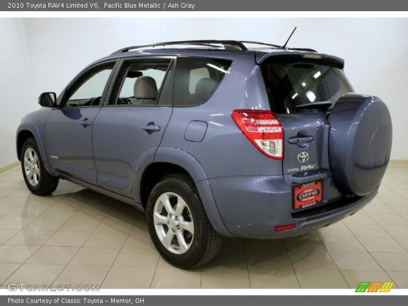 Pacific Blue Metallic / Ash Gray 2010 Toyota RAV4 Limited V6