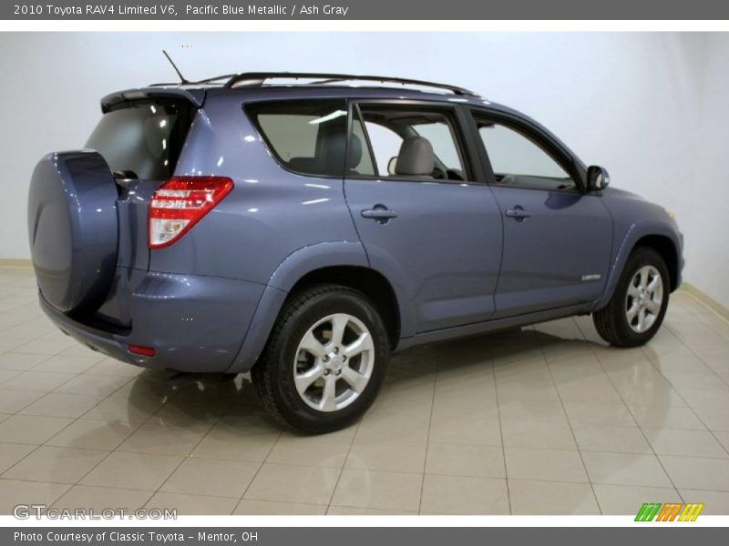 Pacific Blue Metallic / Ash Gray 2010 Toyota RAV4 Limited V6