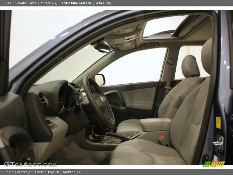 Pacific Blue Metallic / Ash Gray 2010 Toyota RAV4 Limited V6
