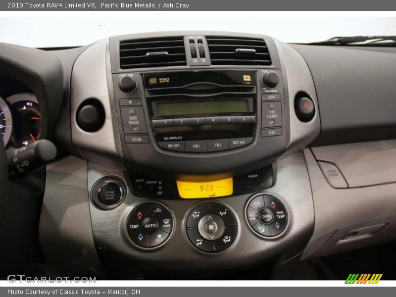 Pacific Blue Metallic / Ash Gray 2010 Toyota RAV4 Limited V6
