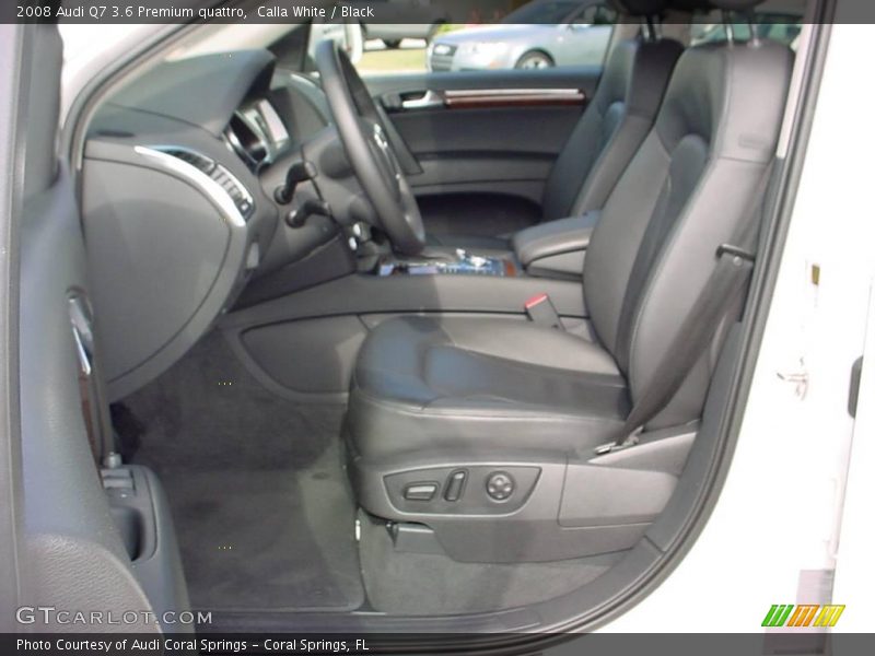 Calla White / Black 2008 Audi Q7 3.6 Premium quattro