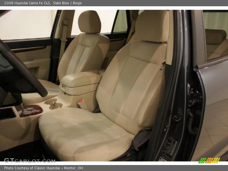 Slate Blue / Beige 2008 Hyundai Santa Fe GLS