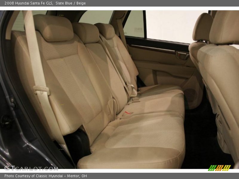 Slate Blue / Beige 2008 Hyundai Santa Fe GLS