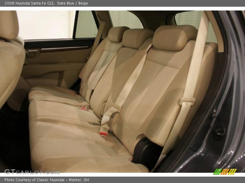 Slate Blue / Beige 2008 Hyundai Santa Fe GLS