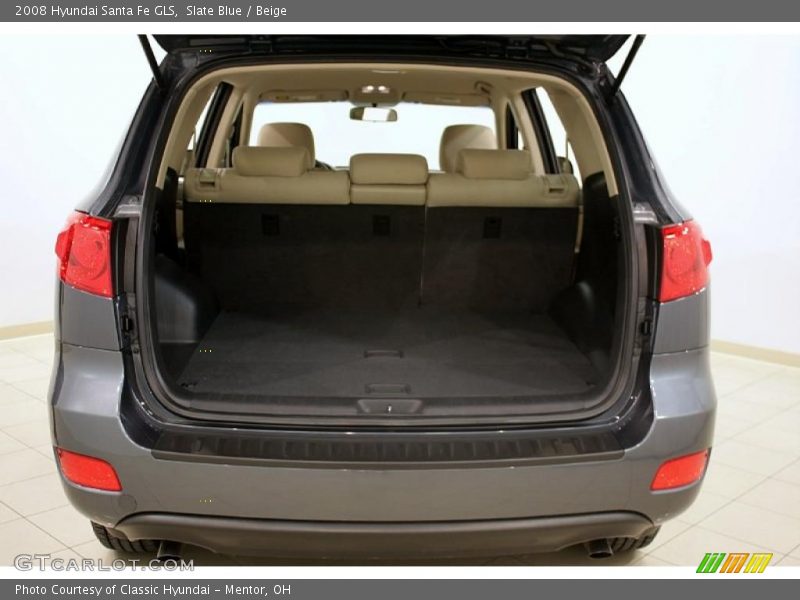 Slate Blue / Beige 2008 Hyundai Santa Fe GLS