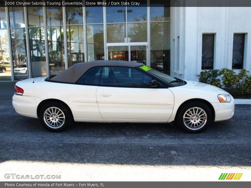 Stone White / Dark Slate Gray 2006 Chrysler Sebring Touring Convertible