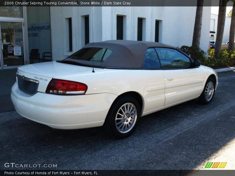 Stone White / Dark Slate Gray 2006 Chrysler Sebring Touring Convertible