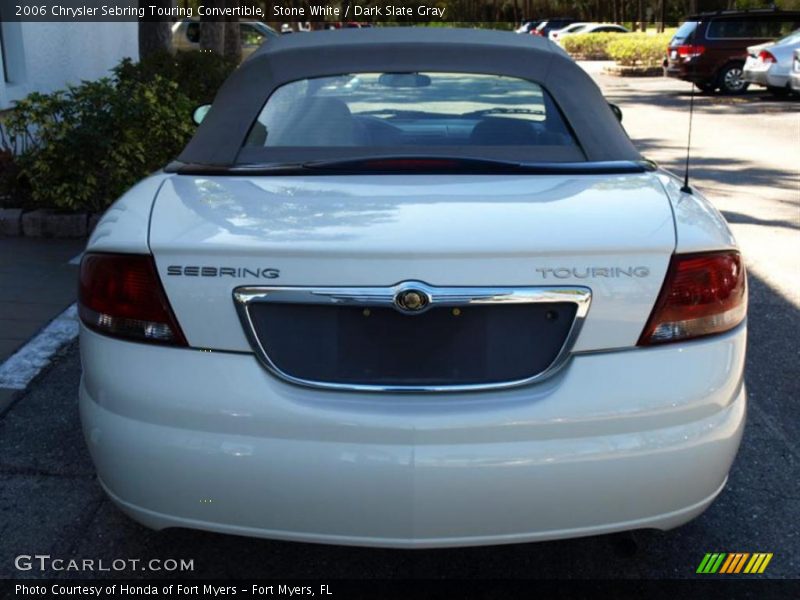 Stone White / Dark Slate Gray 2006 Chrysler Sebring Touring Convertible