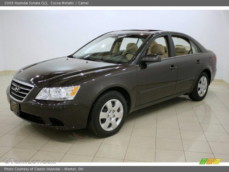 Cocoa Metallic / Camel 2009 Hyundai Sonata GLS