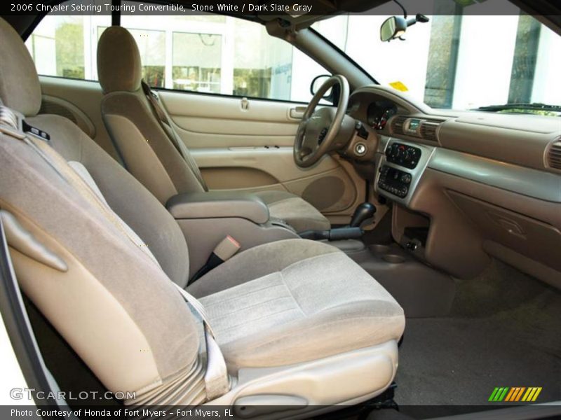 Stone White / Dark Slate Gray 2006 Chrysler Sebring Touring Convertible