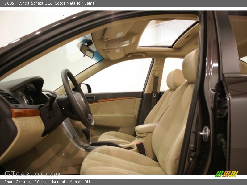 Cocoa Metallic / Camel 2009 Hyundai Sonata GLS