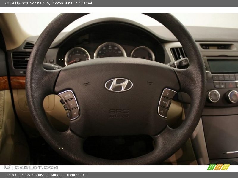 Cocoa Metallic / Camel 2009 Hyundai Sonata GLS