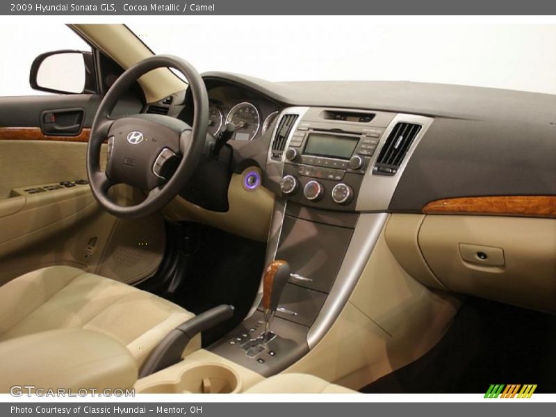 Cocoa Metallic / Camel 2009 Hyundai Sonata GLS