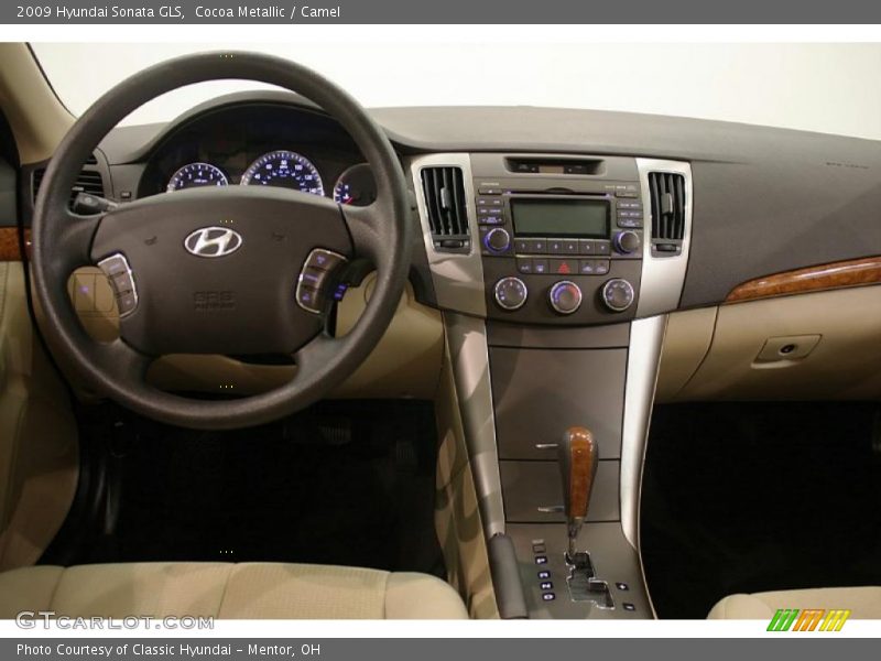 Cocoa Metallic / Camel 2009 Hyundai Sonata GLS