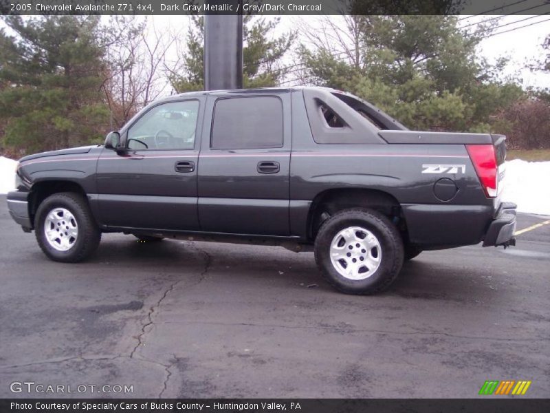 Dark Gray Metallic / Gray/Dark Charcoal 2005 Chevrolet Avalanche Z71 4x4