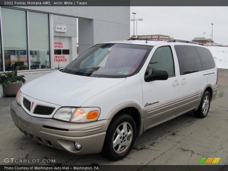 Arctic White / Taupe 2002 Pontiac Montana AWD