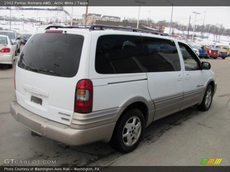 Arctic White / Taupe 2002 Pontiac Montana AWD
