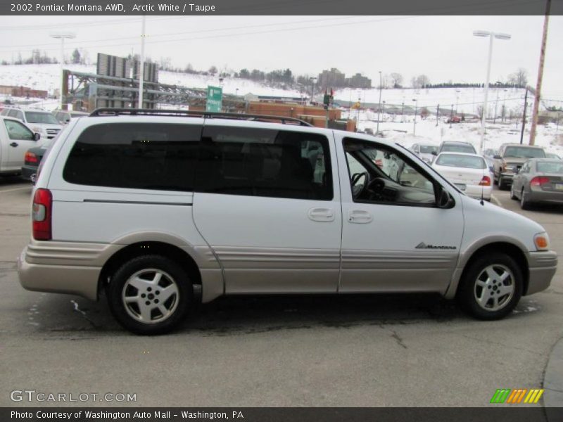 Arctic White / Taupe 2002 Pontiac Montana AWD